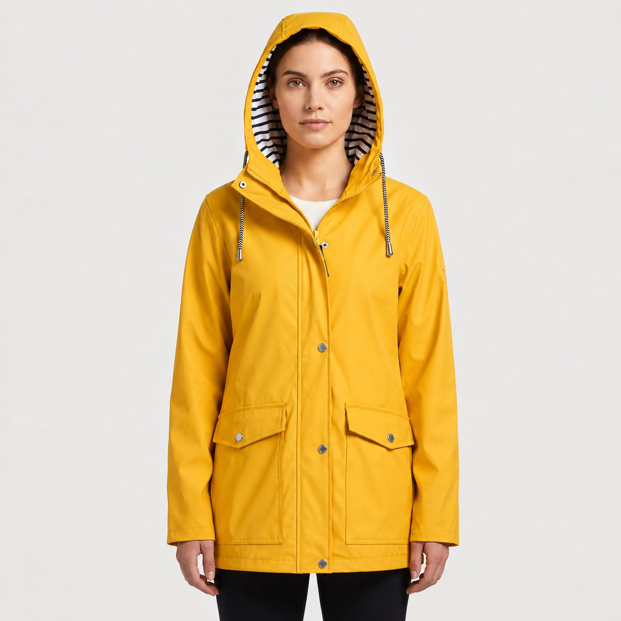 Women’s Water-resistant and Wind-resistant Hooded Jacket