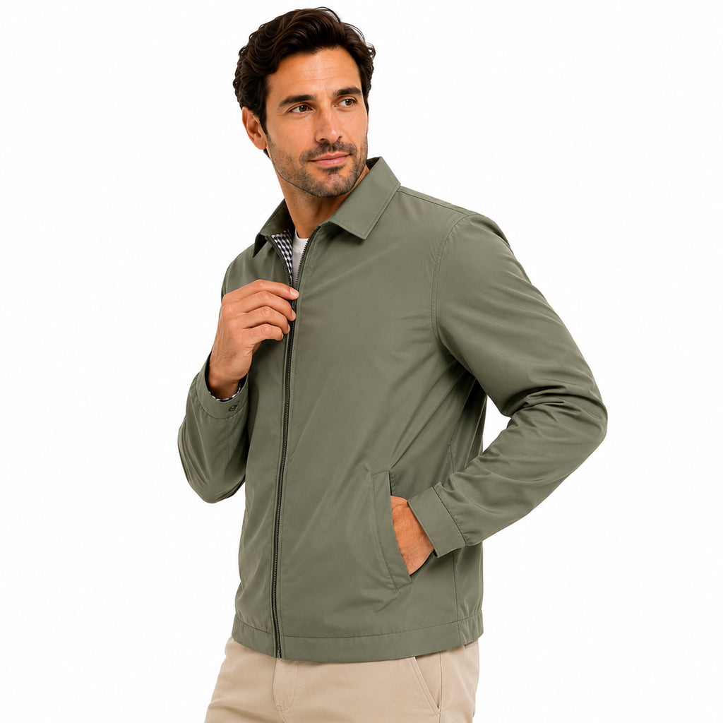 Men’s Harrington Jacket with Collar