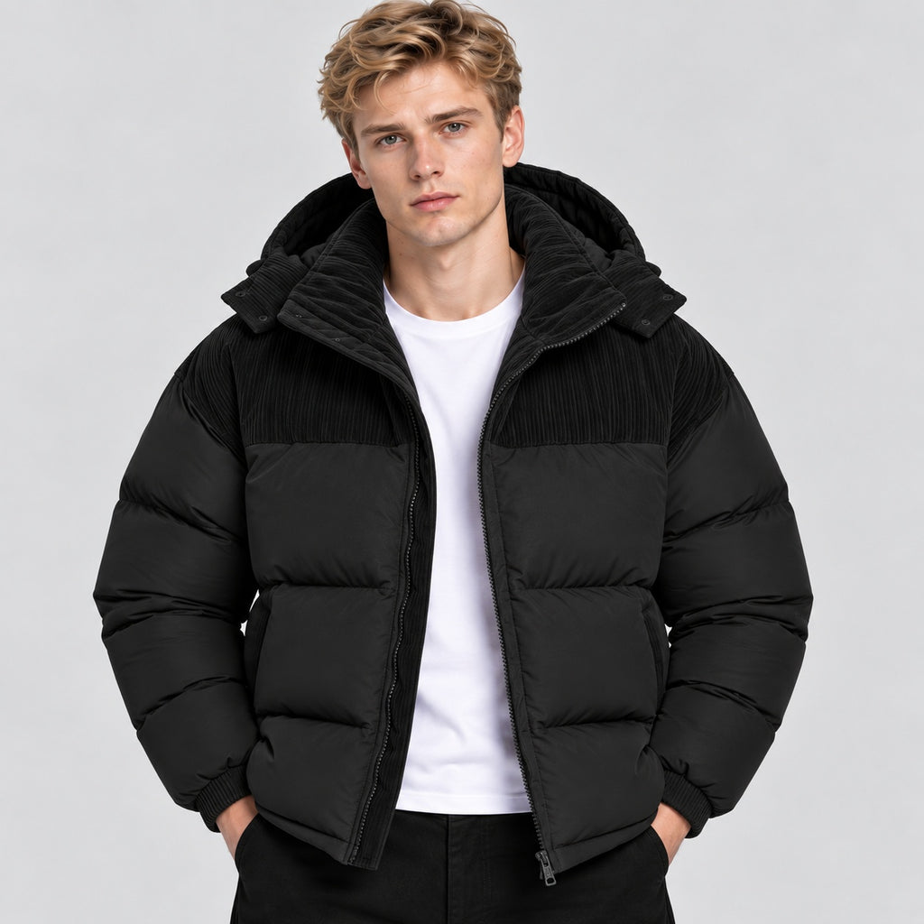 Men's Oversized Hooded Puffer Jacket