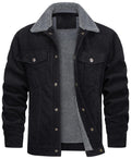 Men's Lined Corduroy Jacket with Sherpa Collar