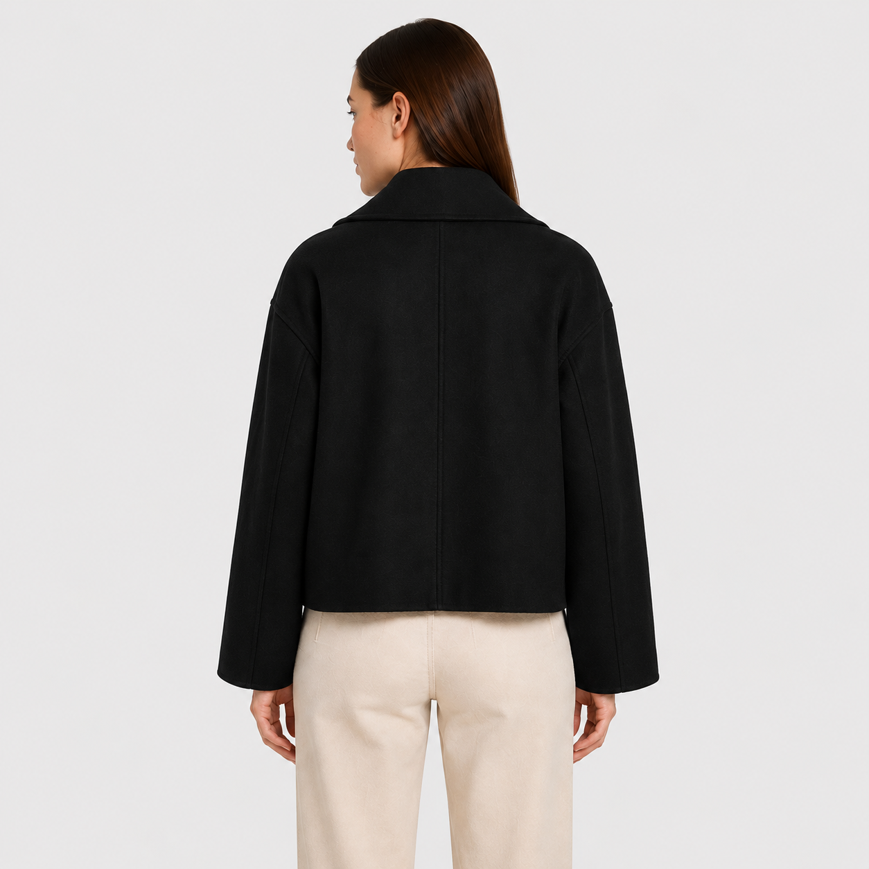 Women's Double Breasted Cropped Jacket