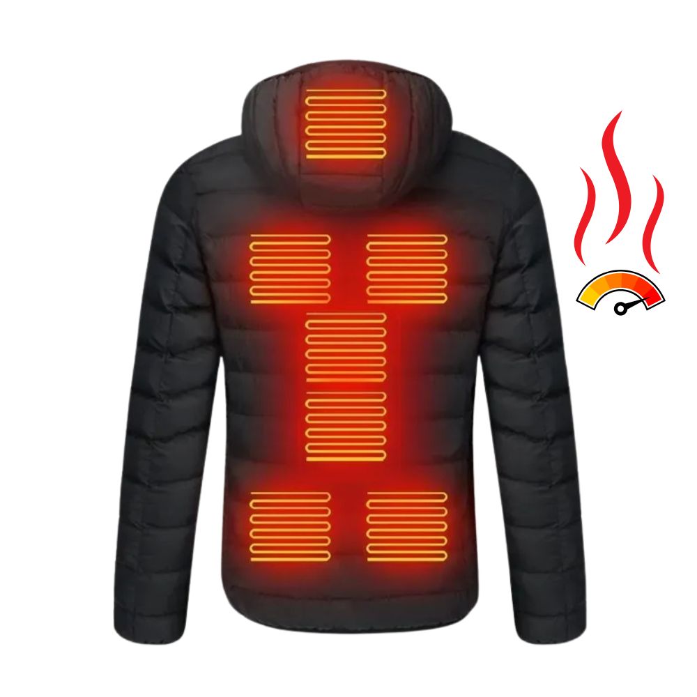 Unisex Heated Jacket with Rechargeable Battery