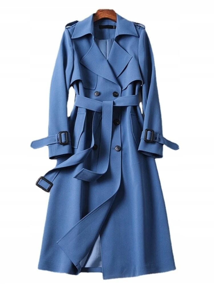 Women's Vintage Belted Trench Coat