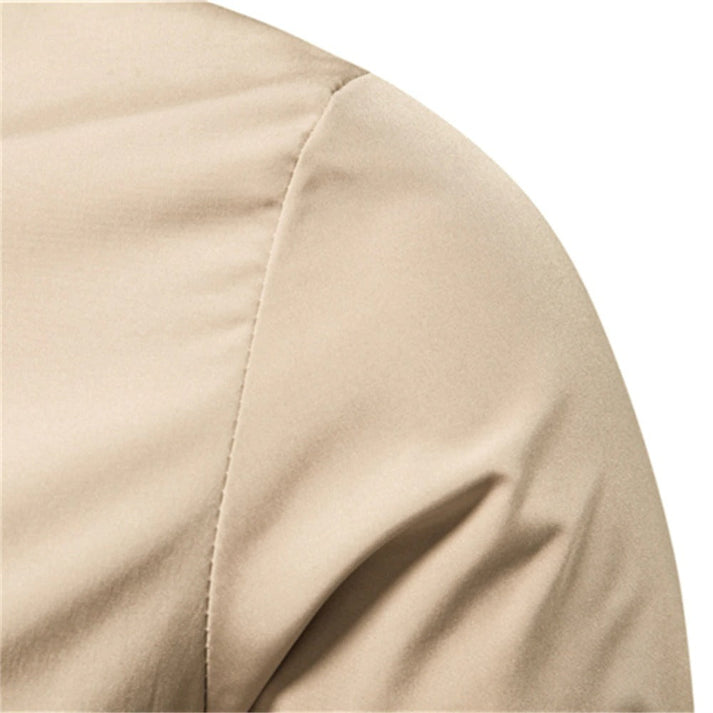 Men's Lightweight Sporty Bomber Jacket with Zip Closure