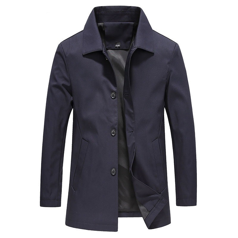 Men's Smart Windproof Jacket in navy