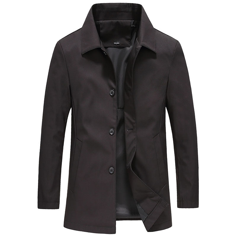 Men's Smart Windproof Jacket in black