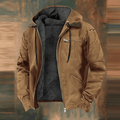 Men's Vintage Winter Jacket – Classic Wool-Blend Outerwear