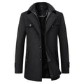Men's Waterproof Business Winter Jacket with Multiple Pockets