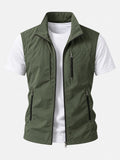 Men’s Lightweight Utility Gilet – Zip-Front Casual Layering Vest
