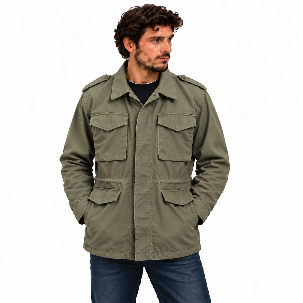 Men's Vintage Military Field Jacket