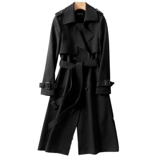 Women's Vintage Belted Trench Coat
