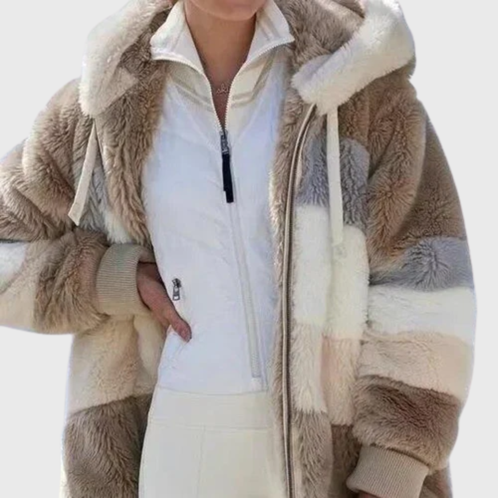 Women's Multicolour Warm Puffer Jacket