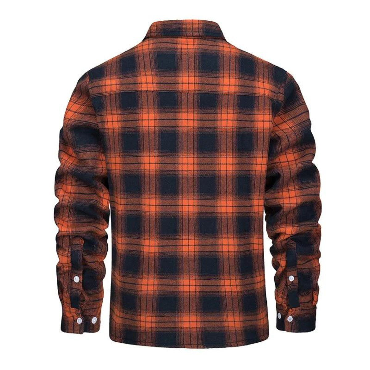 Men's Sherpa-Lined Plaid Shirt Jacket