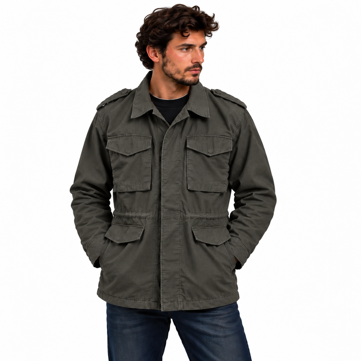 Men's Vintage Military Field Jacket