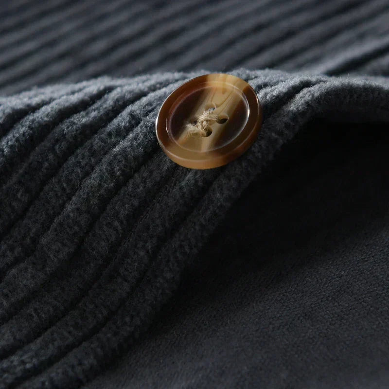Men's Corduroy Button-Up Shirt