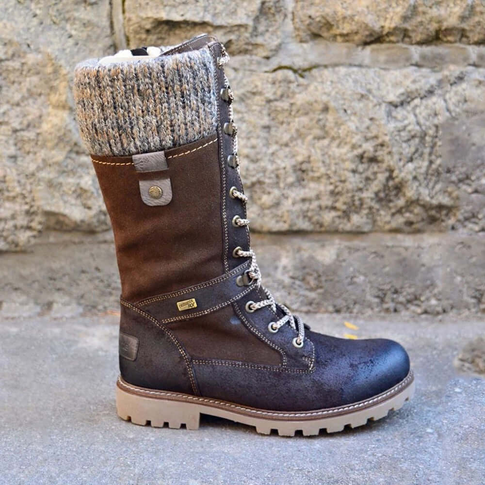 Women's Waterproof Winter Boots – Warm Lined & Non-Slip for Cold Weather