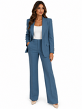 Women’s Elegant Tailored Blazer & Trousers Co-Ord Lounge Set