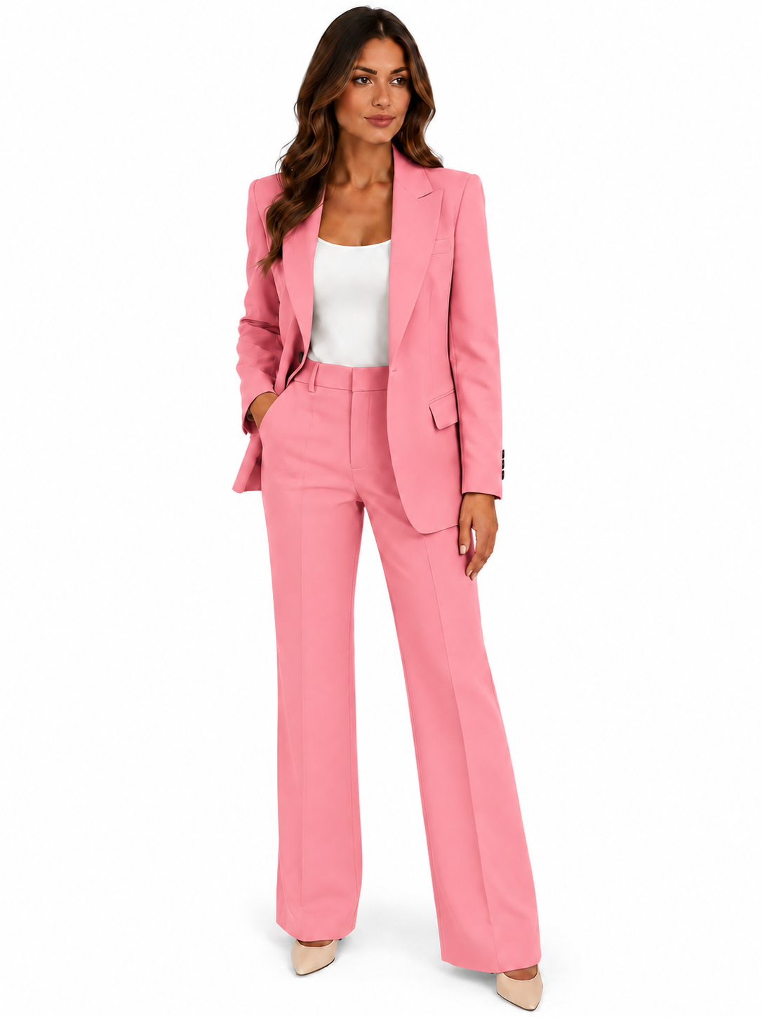 Women’s Elegant Tailored Blazer & Trousers Co-Ord Lounge Set
