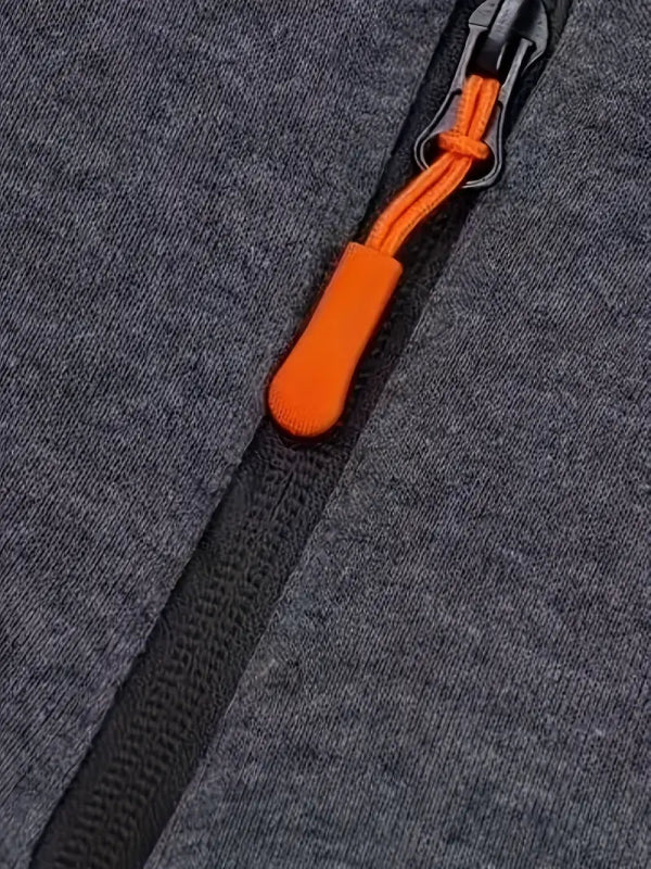 Men's Fleece-Lined Zip-Up Hoodie
