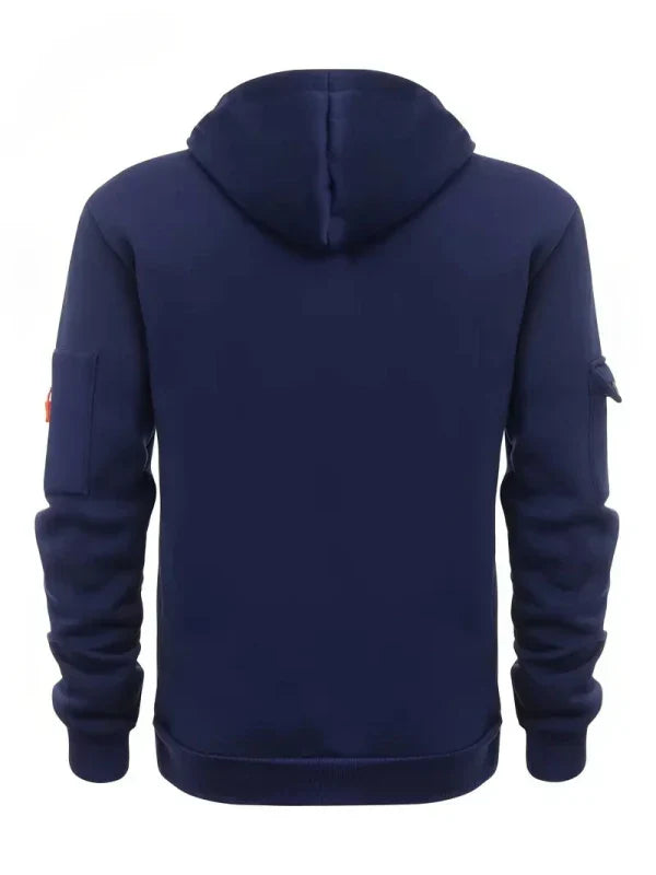 Men's Fleece-Lined Zip-Up Hoodie