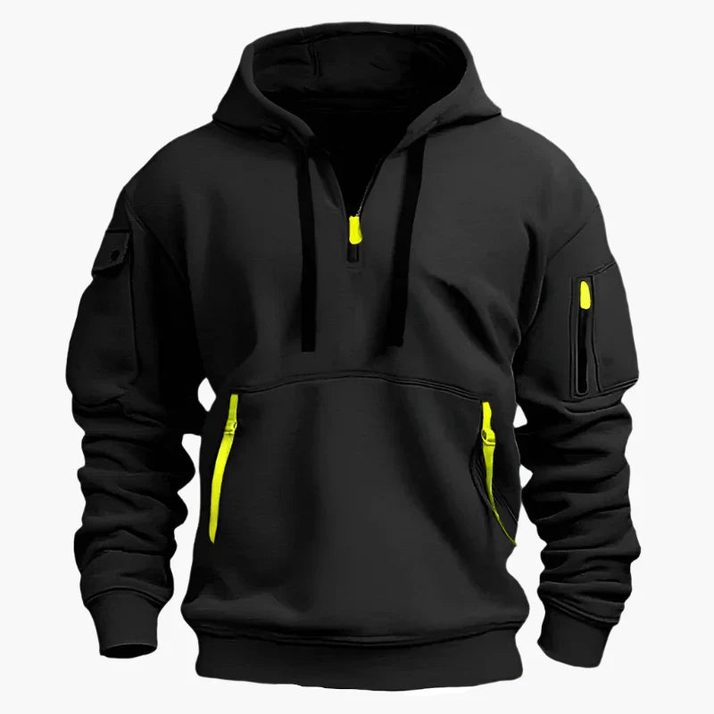 Men's Fleece-Lined Zip-Up Hoodie
