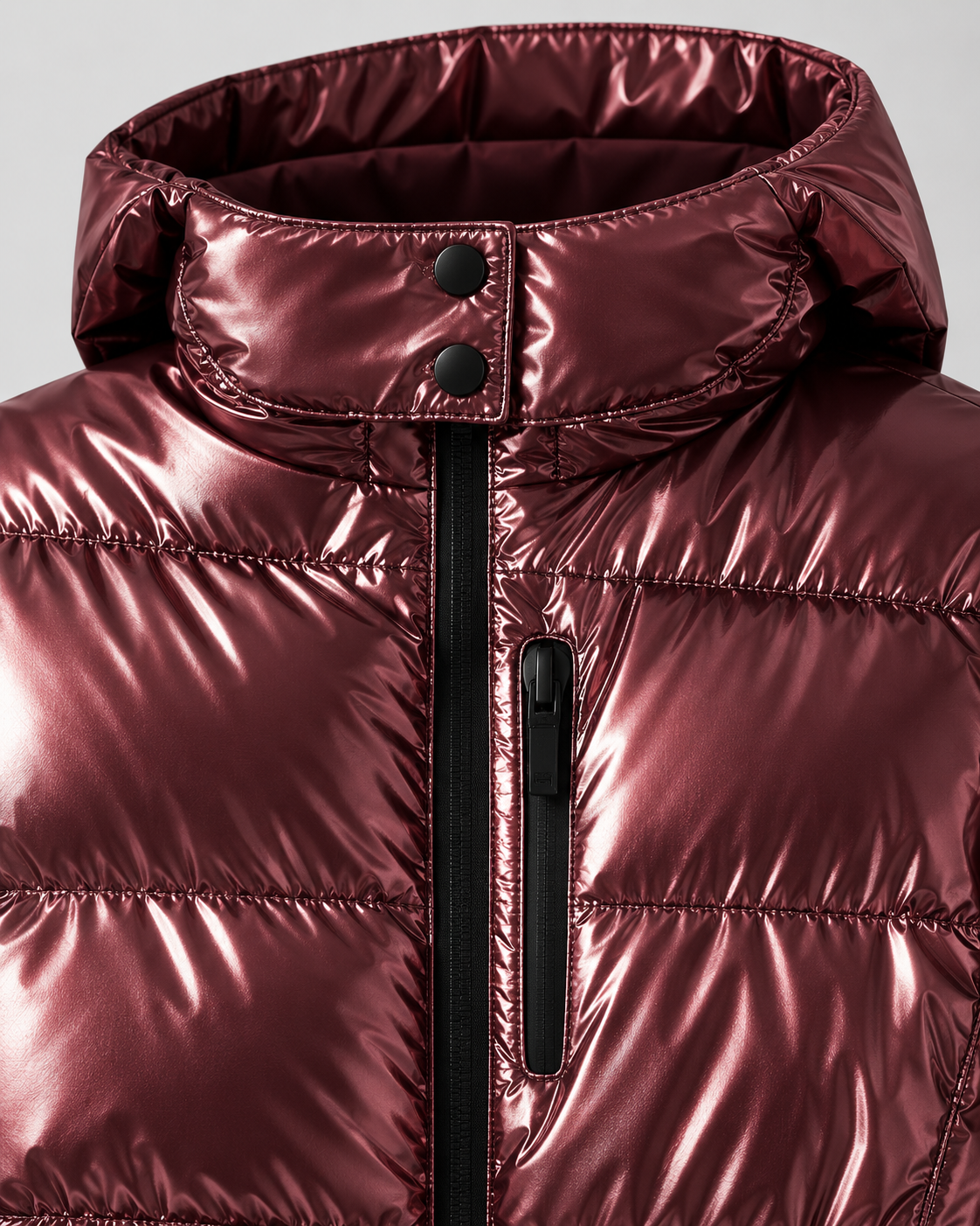 Women's Hooded Belted Puffer Jacket