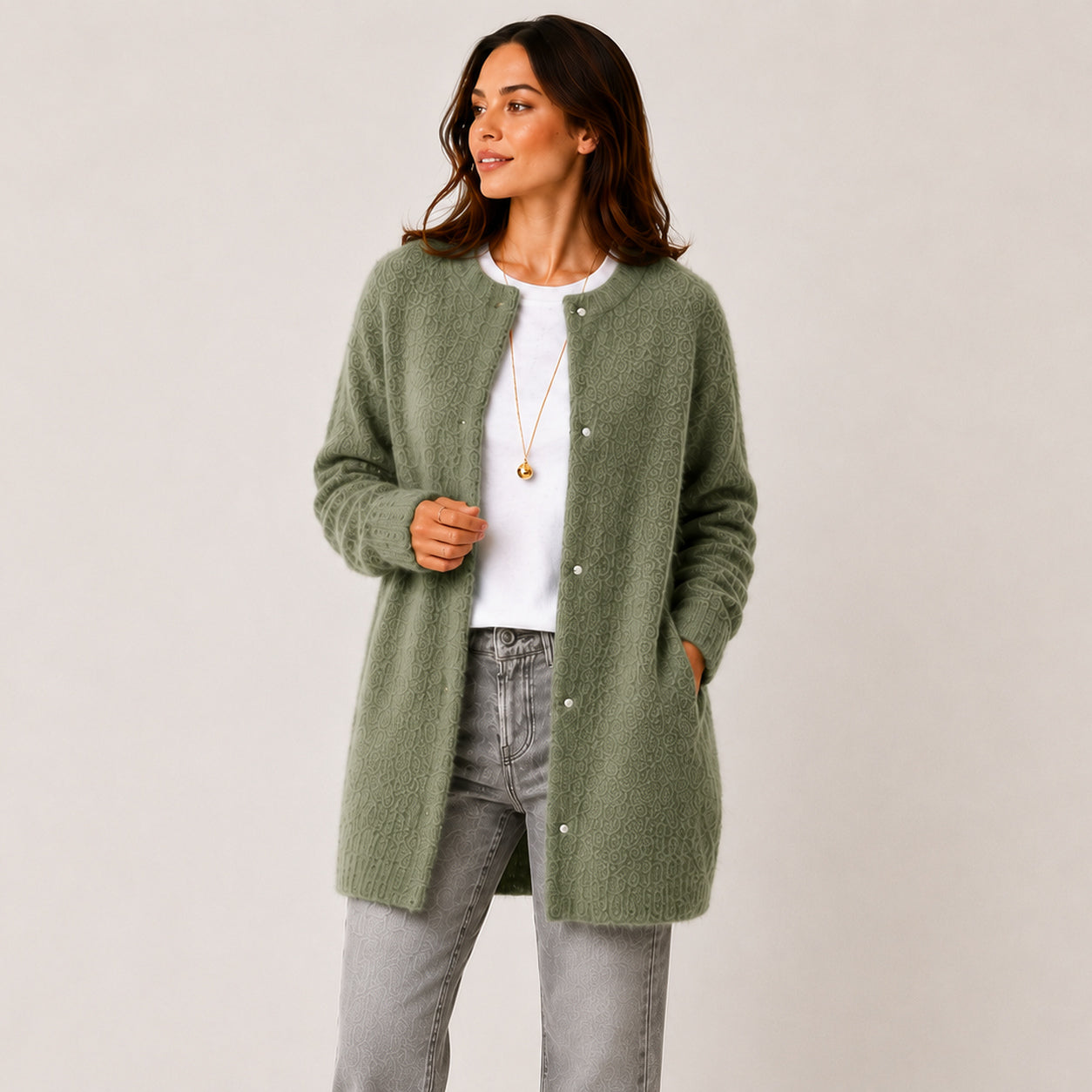 Women's Soft Knitted Cardigan