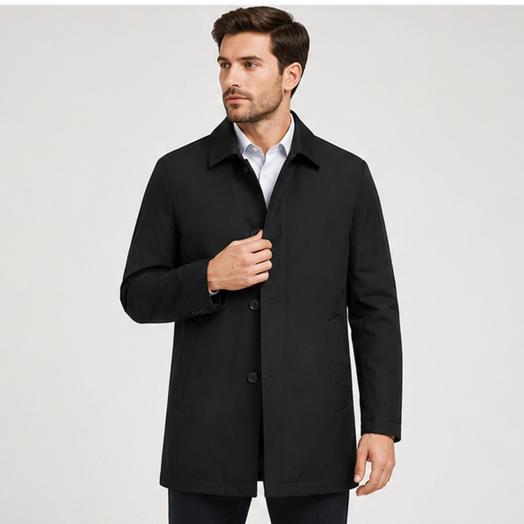 Men's Long Windproof Jacket