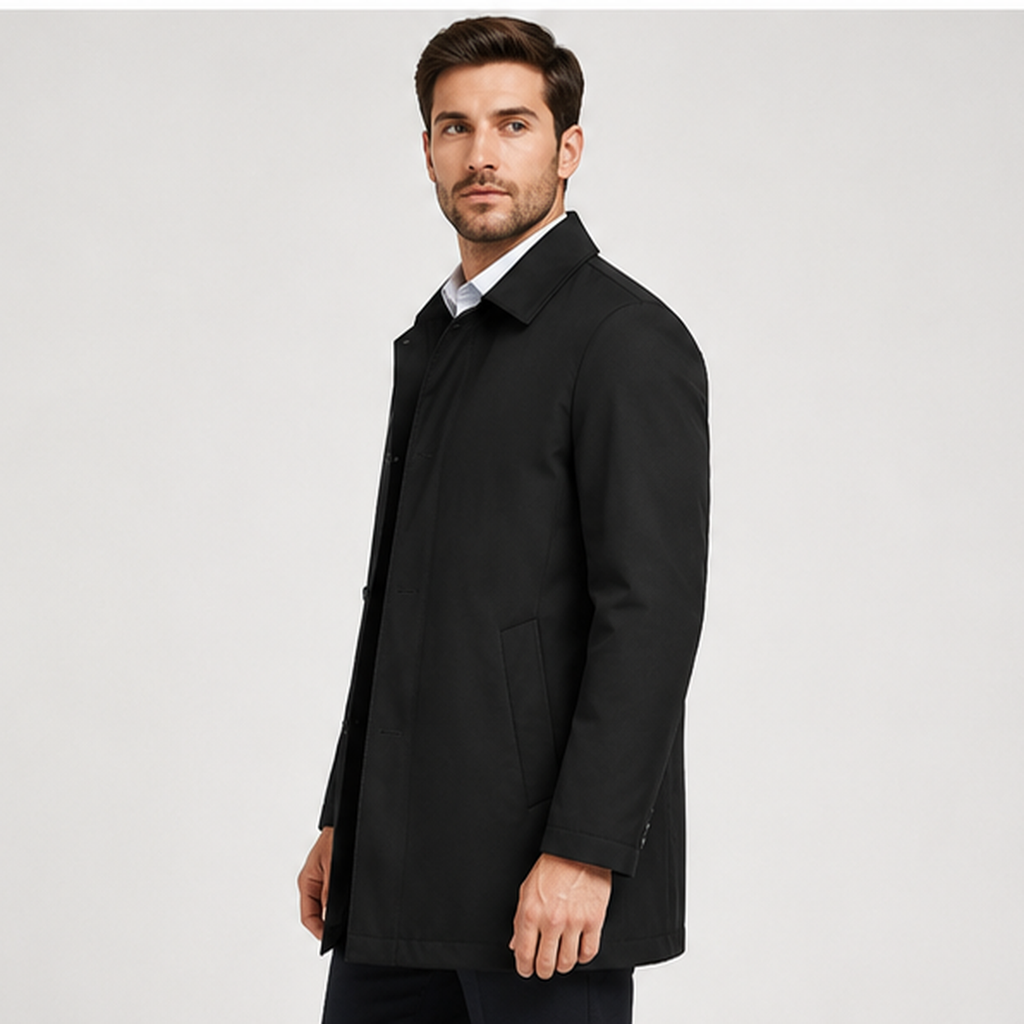 Men's Long Windproof Jacket