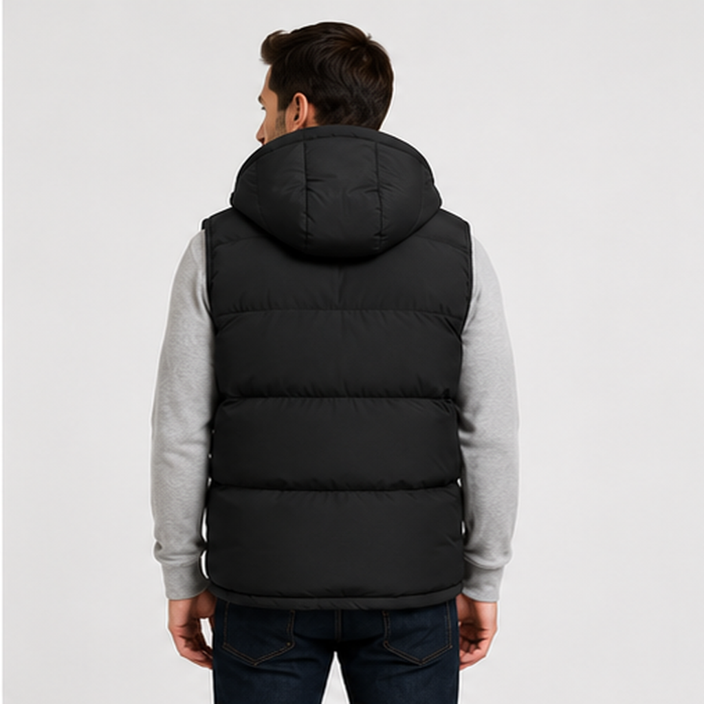 Men's Padded Bodywarmer with Hood
