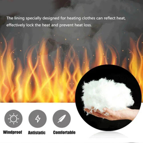 Unisex Heated Jacket with Rechargeable Battery
