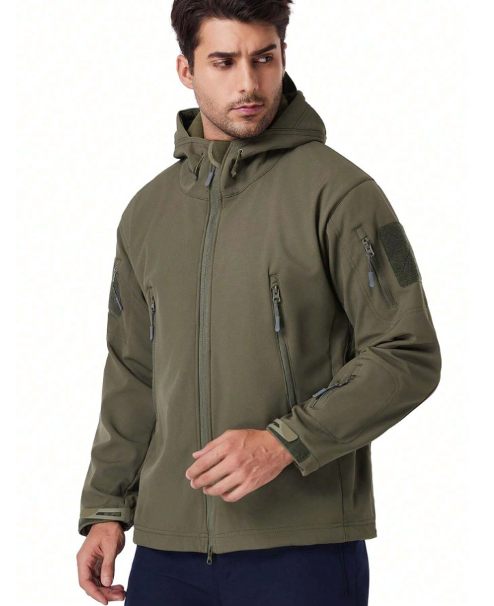 Unisex Waterproof Fleece-Lined Outdoor Set