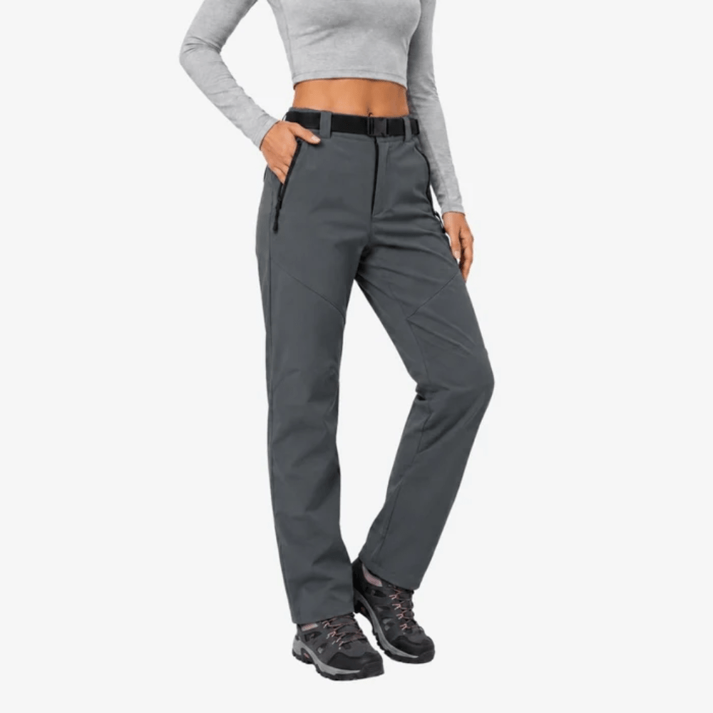 Women's Waterproof Fleece-Lined Hiking Trousers